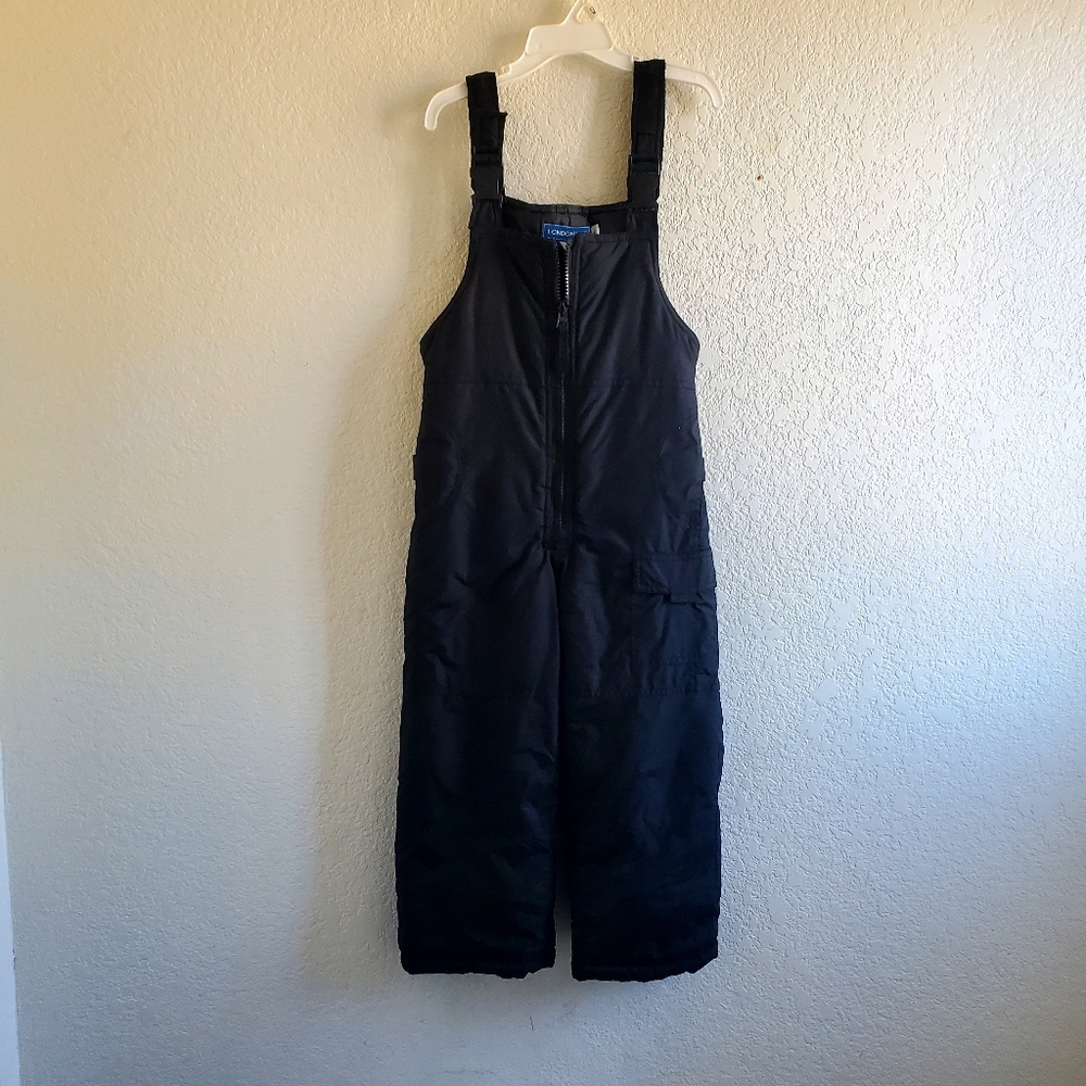 London Fog Black Kids Snow Suit Small Winter Layering‎